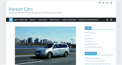 Desktop Screenshot of koreancarz.com